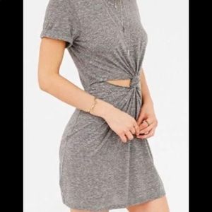 The knot cut out tee shirt dress by Mod Ref